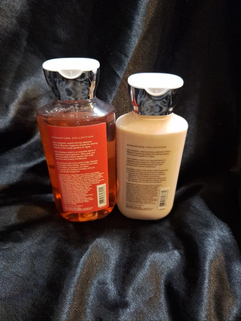 New Bath and Body Works~Japanese Cherry Blossom Set~Lotion 8oz~Shower Gel 10oz